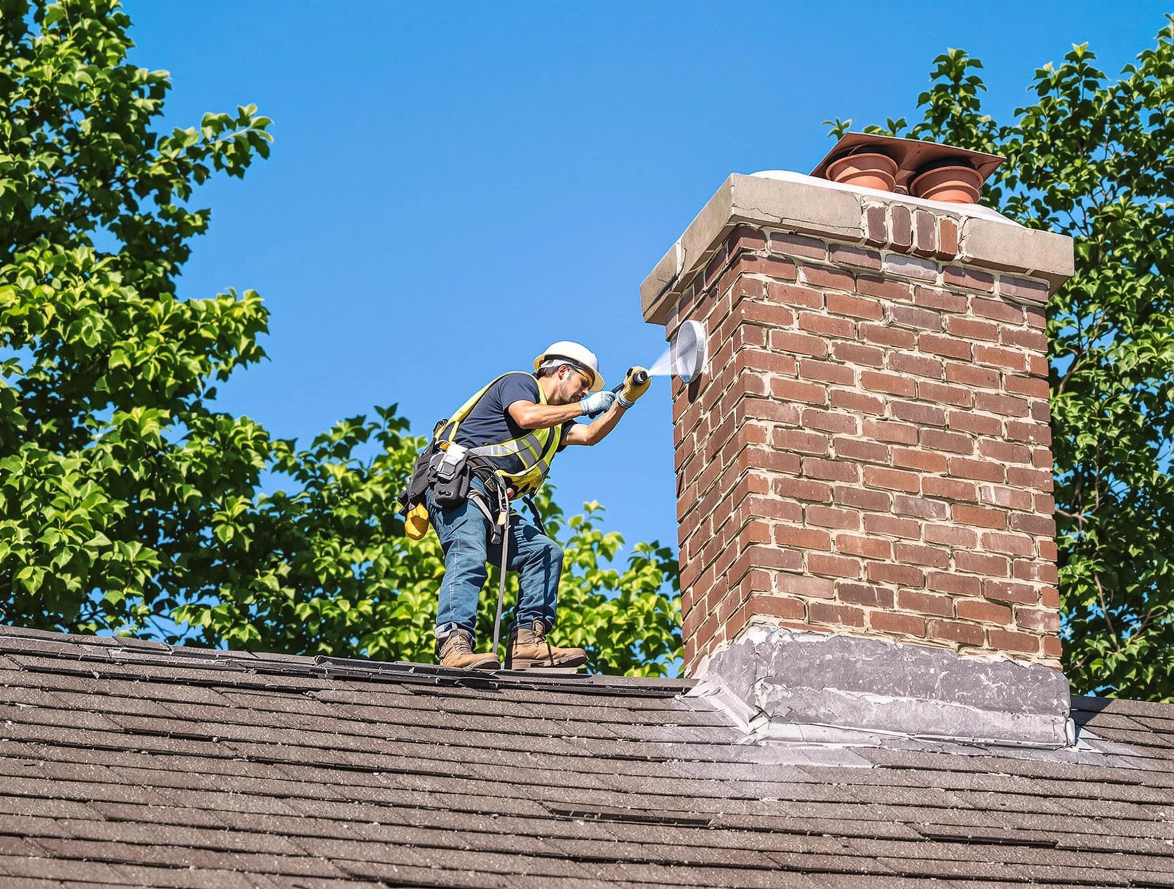 New Bedford Chimney Sweep performing an inspection with advanced tools in New Bedford, MA