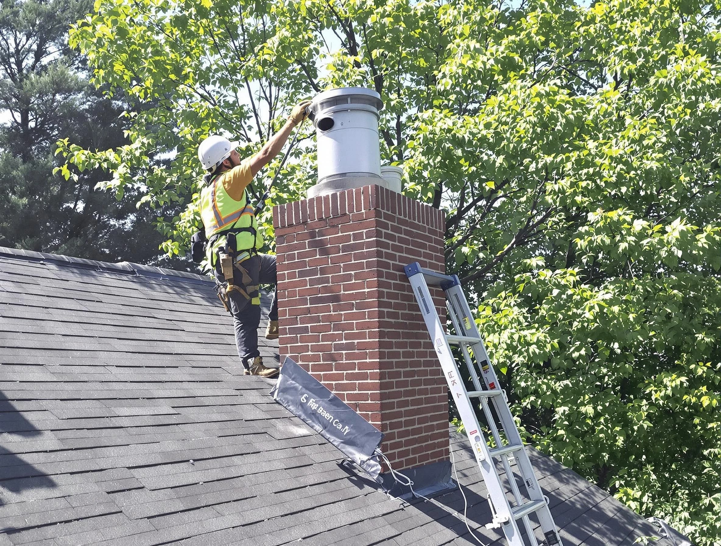 Chimney liner inspection by New Bedford Chimney Sweep in New Bedford, MA
