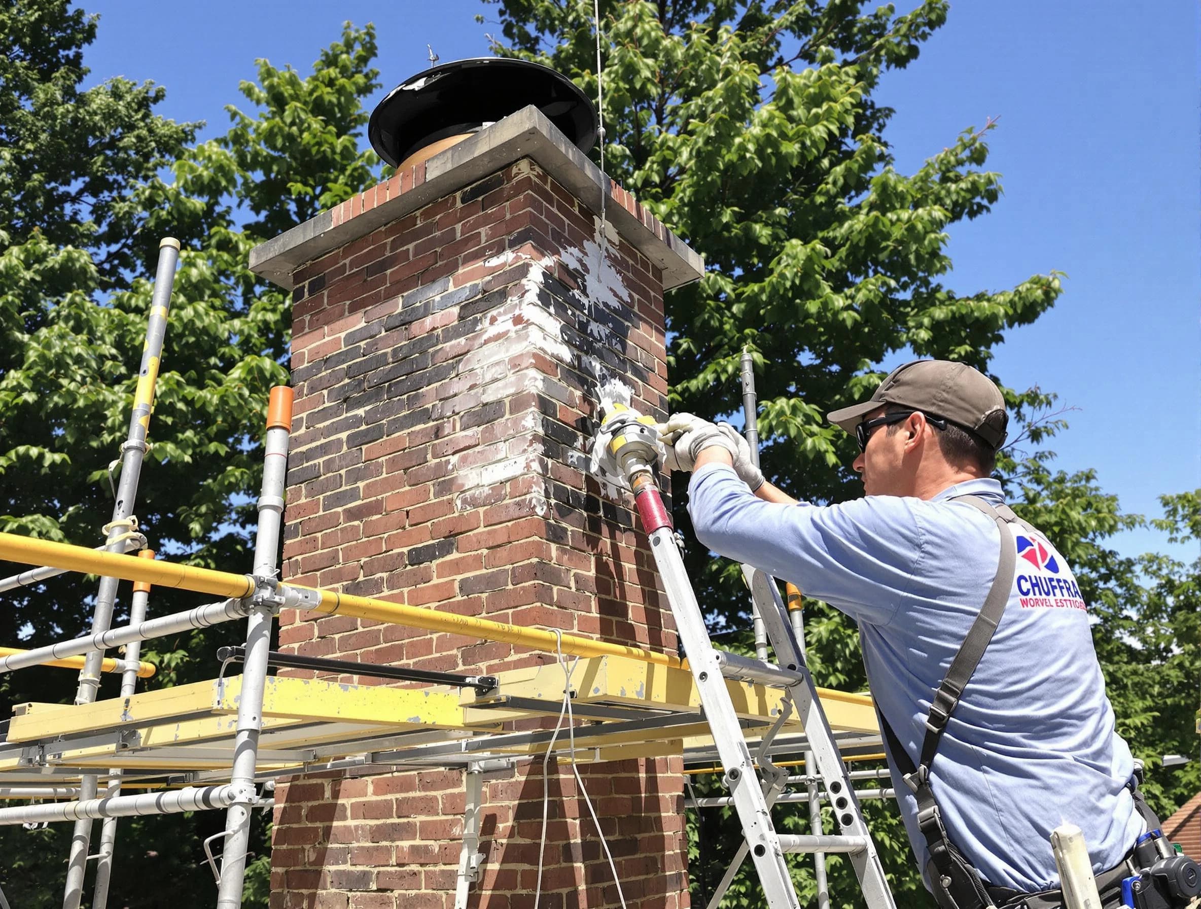 Structural chimney repair by New Bedford Chimney Sweep in New Bedford, MA