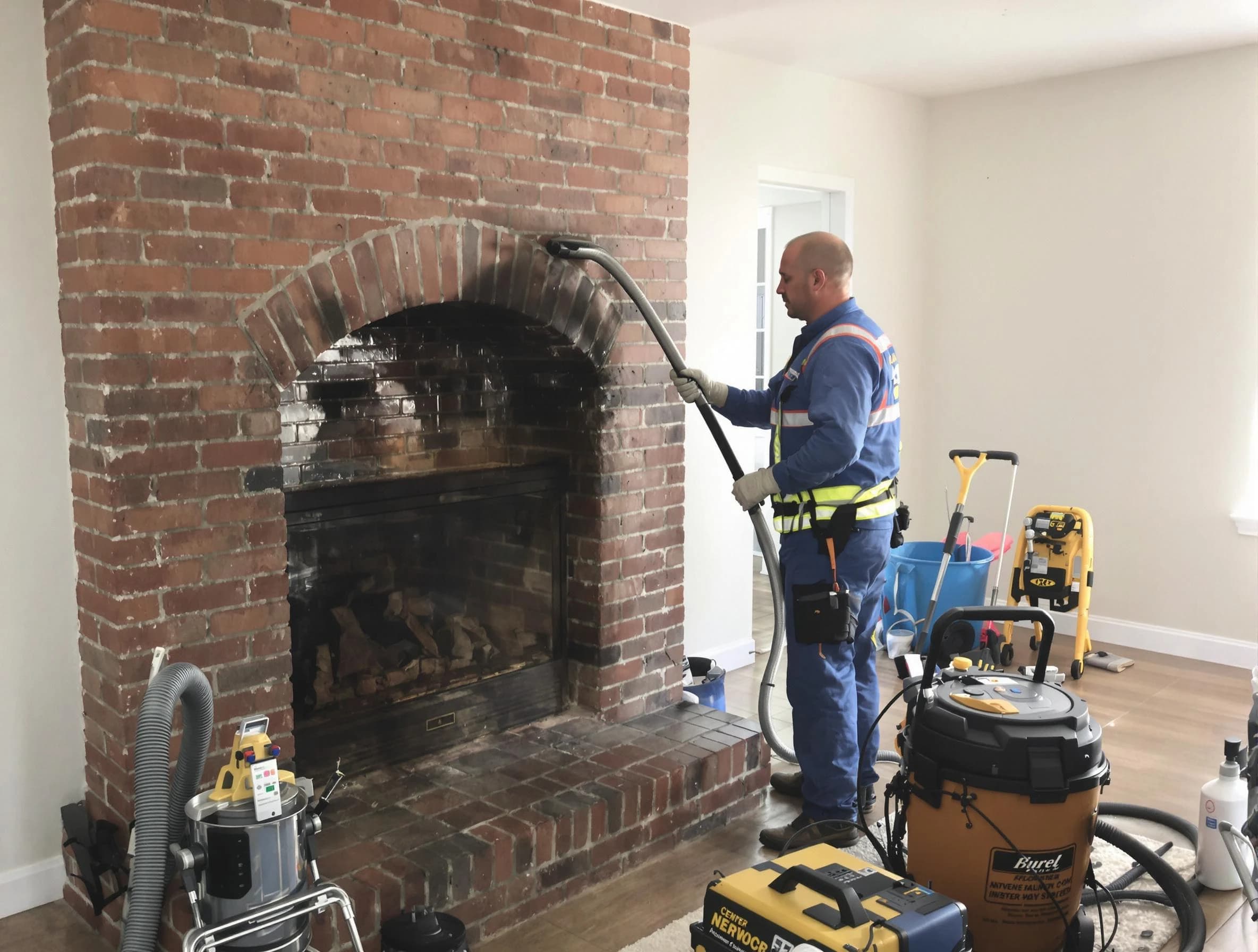 New Bedford Chimney Sweep expert performing detailed chimney sweep in New Bedford, MA