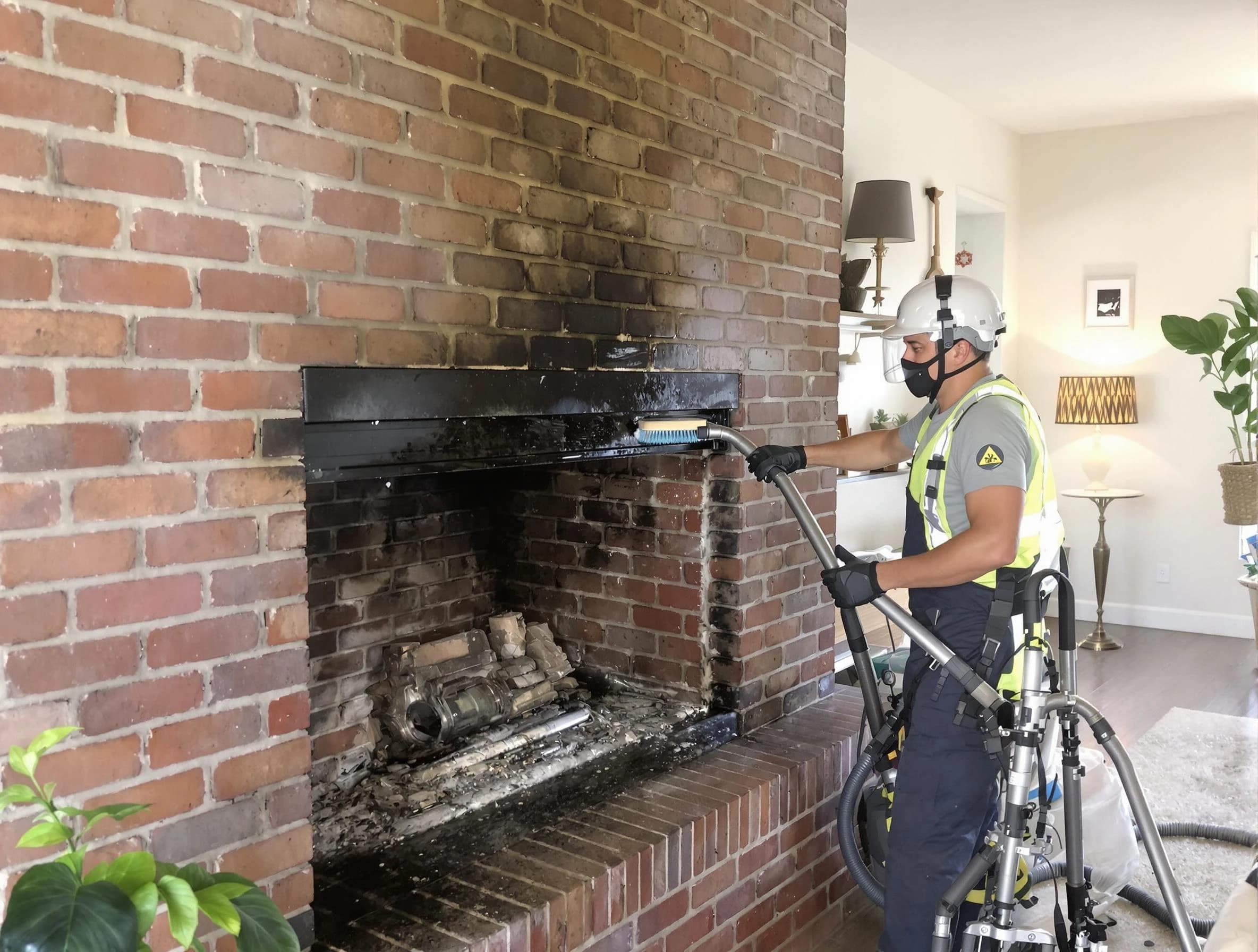 New Bedford Chimney Sweep providing fireplace cleaning services in New Bedford, MA
