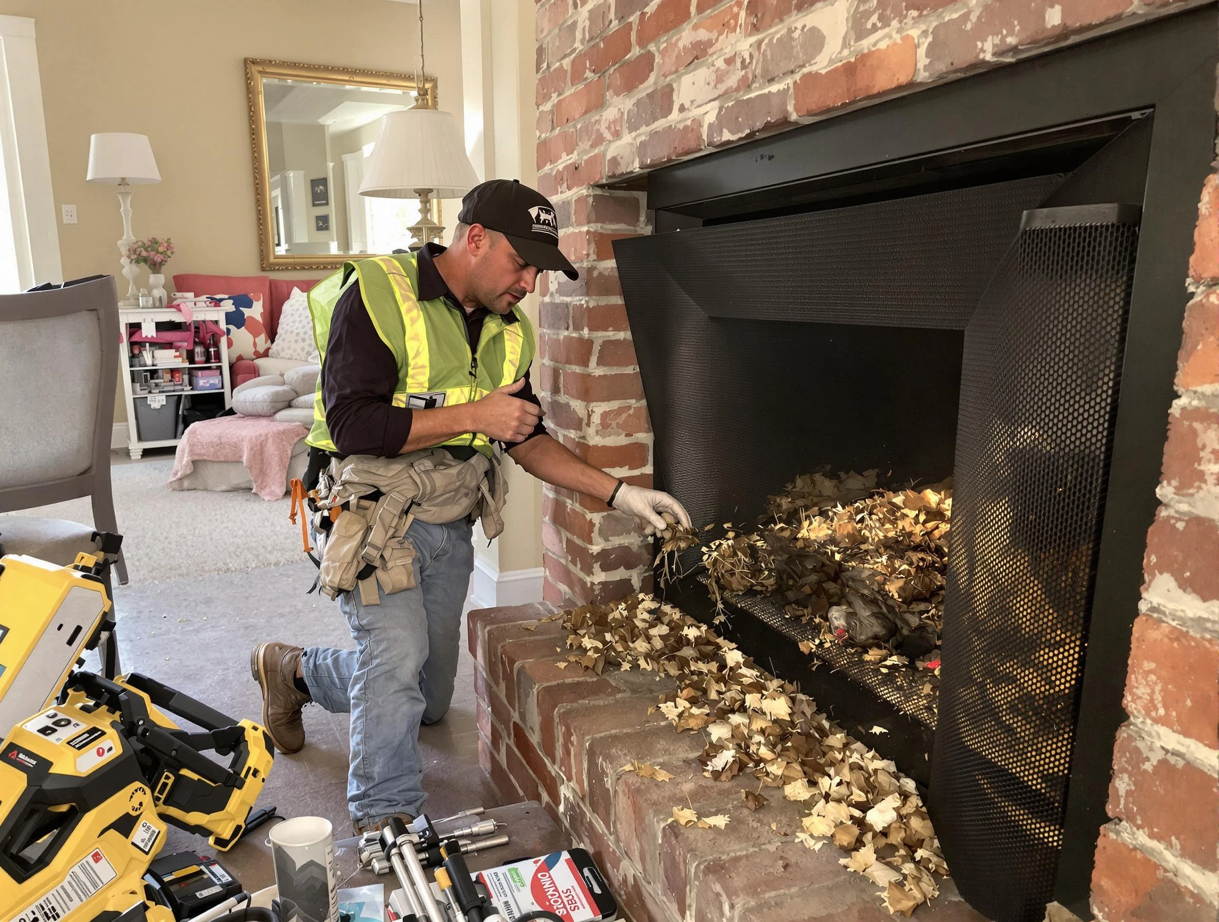 Safe screening installation by New Bedford Chimney Sweep in New Bedford, MA