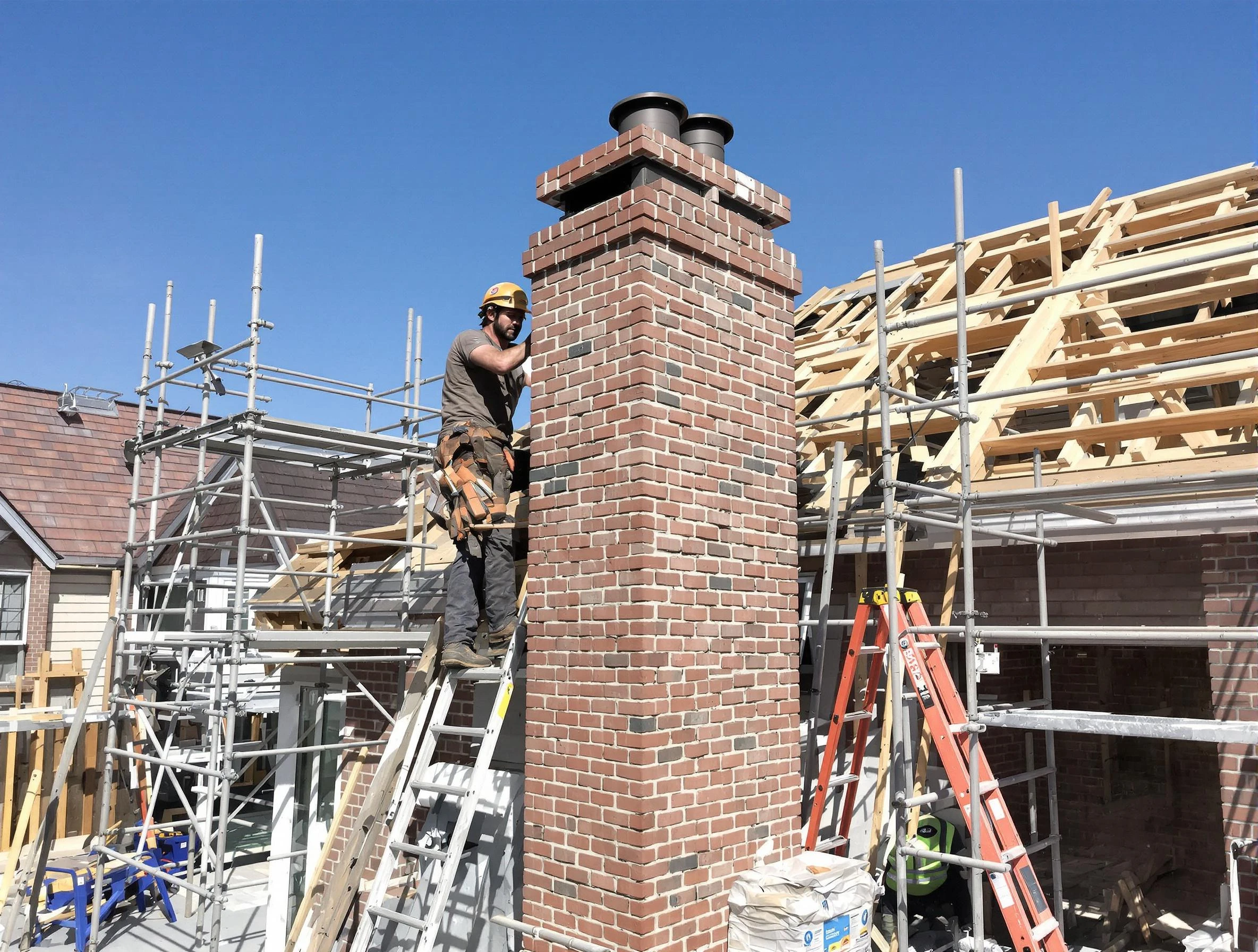 New chimney installation completed by New Bedford Chimney Sweep in New Bedford, MA